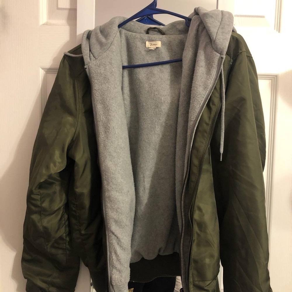 Green Bomber Jacket- worn only a handful of times